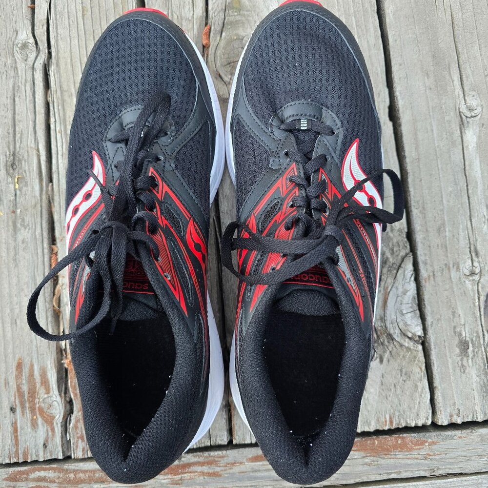 Saucony Grid Cohesion 13 Running Shoes - Black - Picture 4 of 10